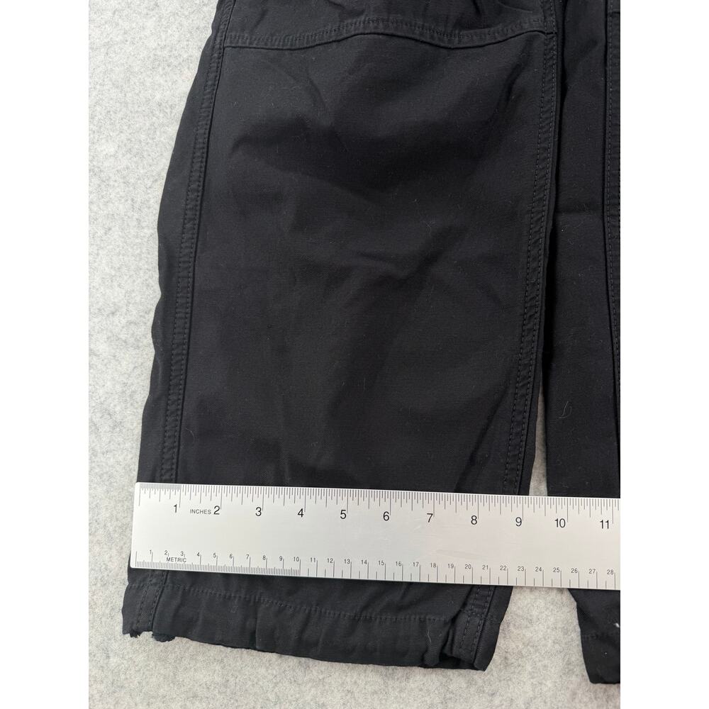 TNA Aritzia Black Supply Mid-Rise Baggy Relaxed Cargo Pants Size 0 - Picture 12 of 13